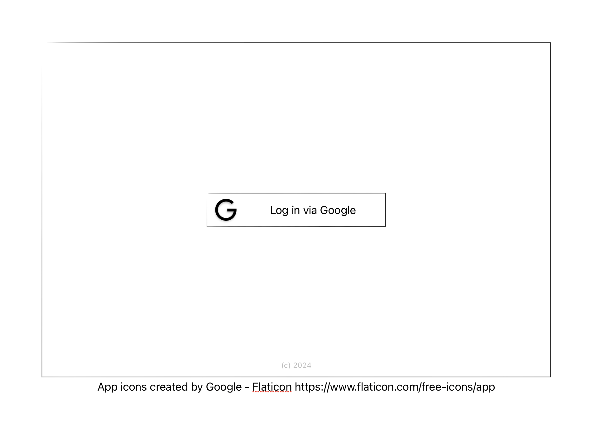Login screen (amazing, right?)